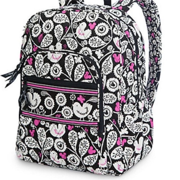 Disney Vera Bradley Mickey Meets Birdie Campus Backpack - Picture 1 of 12